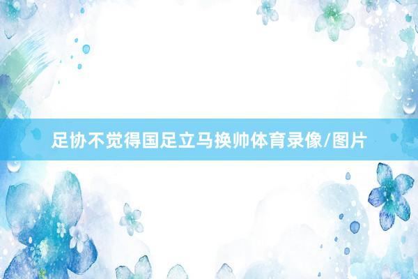 足协不觉得国足立马换帅体育录像/图片