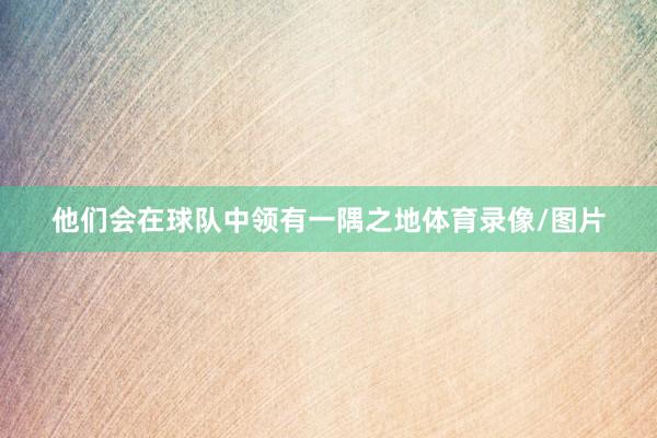他们会在球队中领有一隅之地体育录像/图片