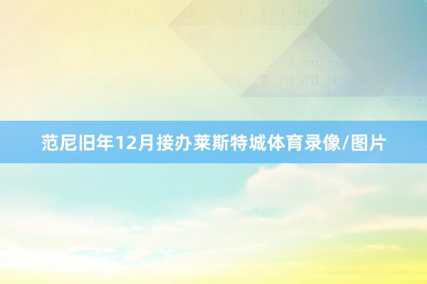 范尼旧年12月接办莱斯特城体育录像/图片