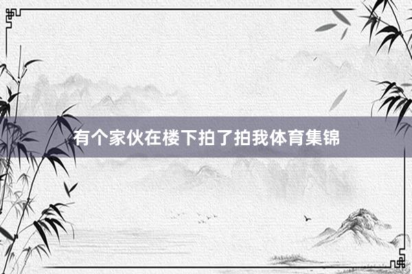 有个家伙在楼下拍了拍我体育集锦