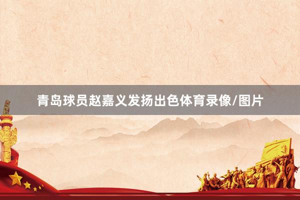 青岛球员赵嘉义发扬出色体育录像/图片