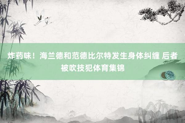 炸药味！海兰德和范德比尔特发生身体纠缠 后者被吹技犯体育集锦
