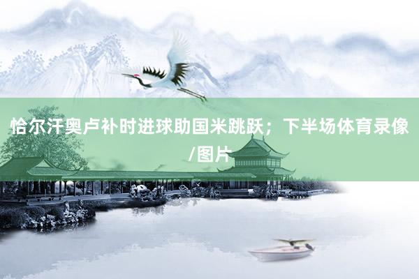 恰尔汗奥卢补时进球助国米跳跃；下半场体育录像/图片